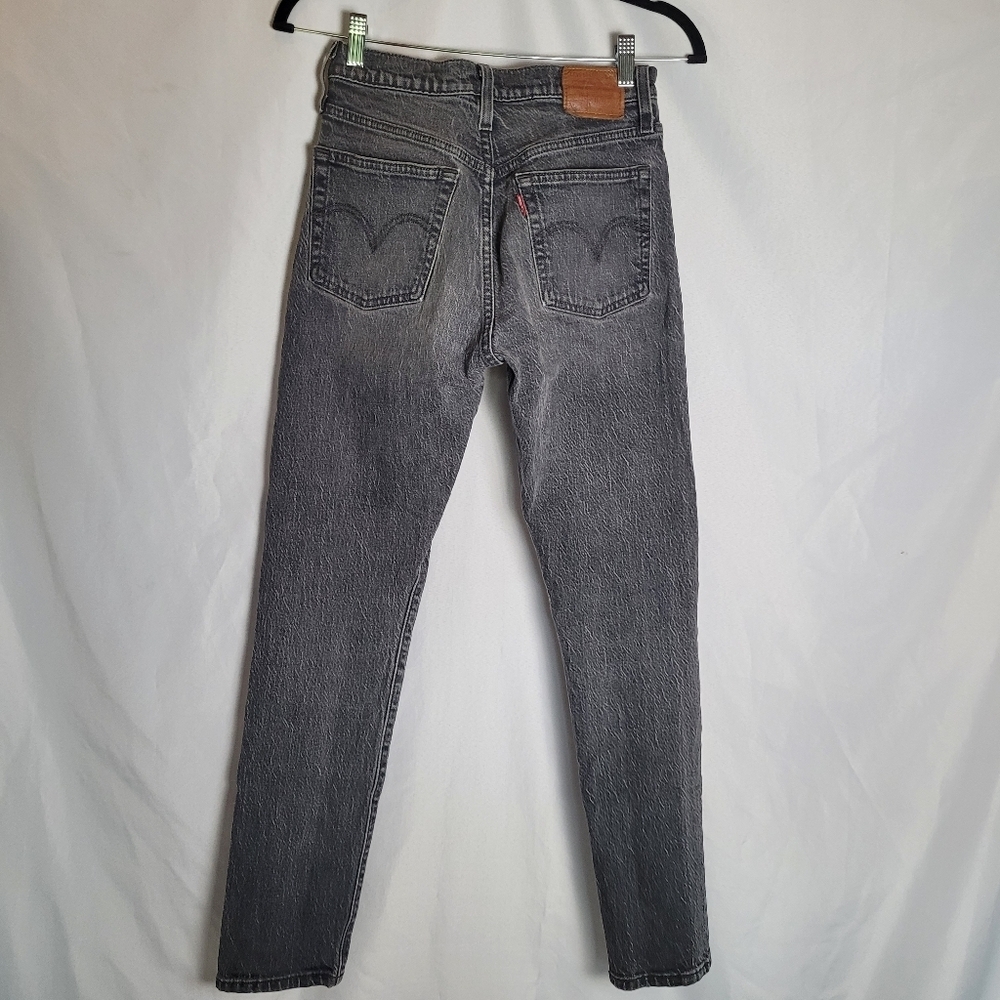 Levi's 501 S Skinny Gray Wash Buttonfly Jeans Women's Size Waist 25 - Picture 7 of 15